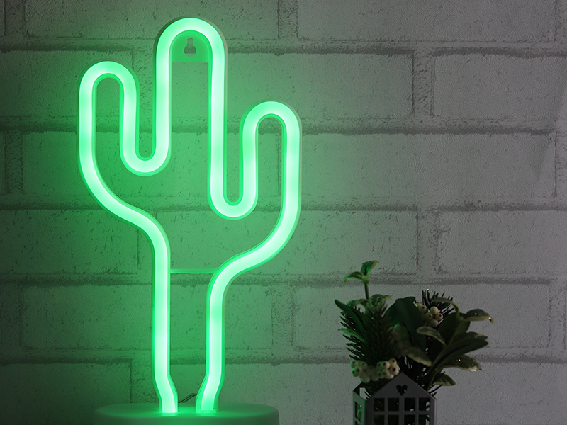 Cactus Neon Sign Light